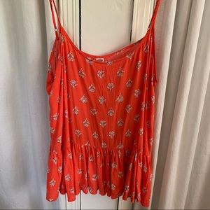 Old Navy Peplum Tank Top